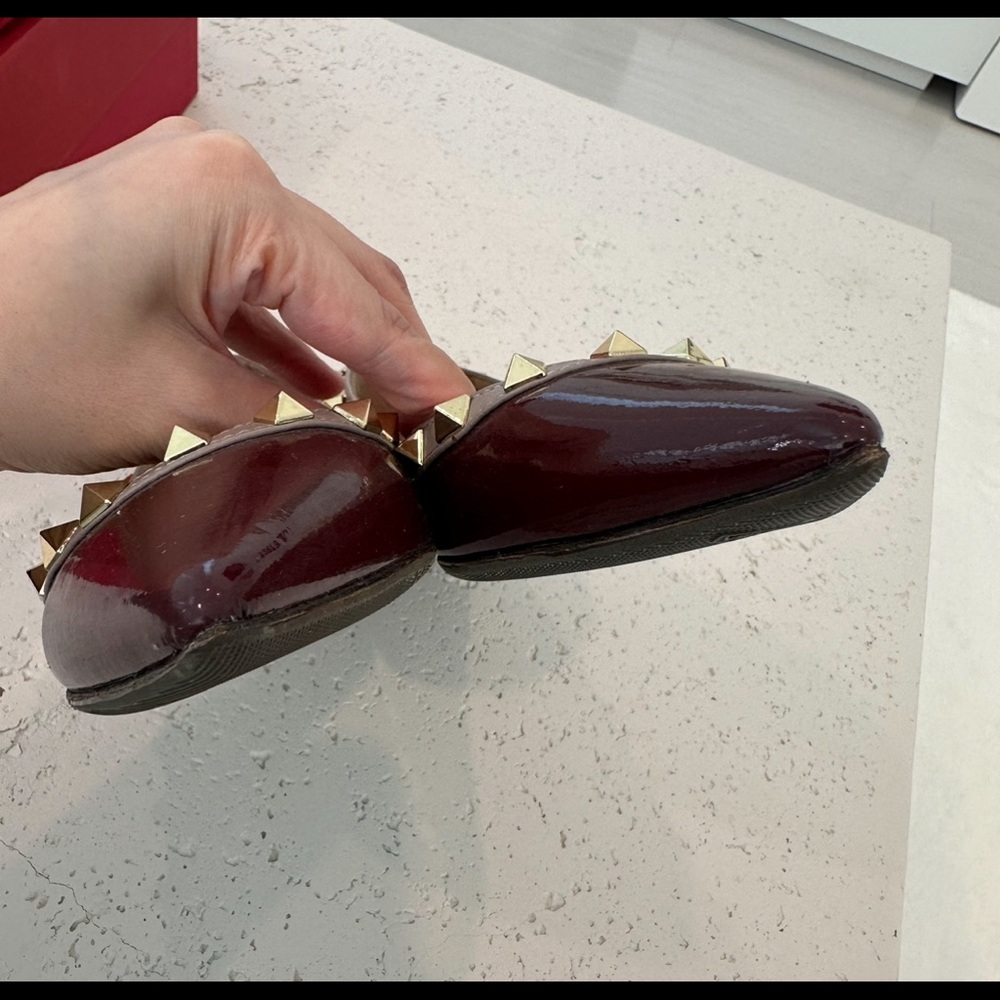 VALENTINO ROCKSTUD FLATS - Picture 10 of 15